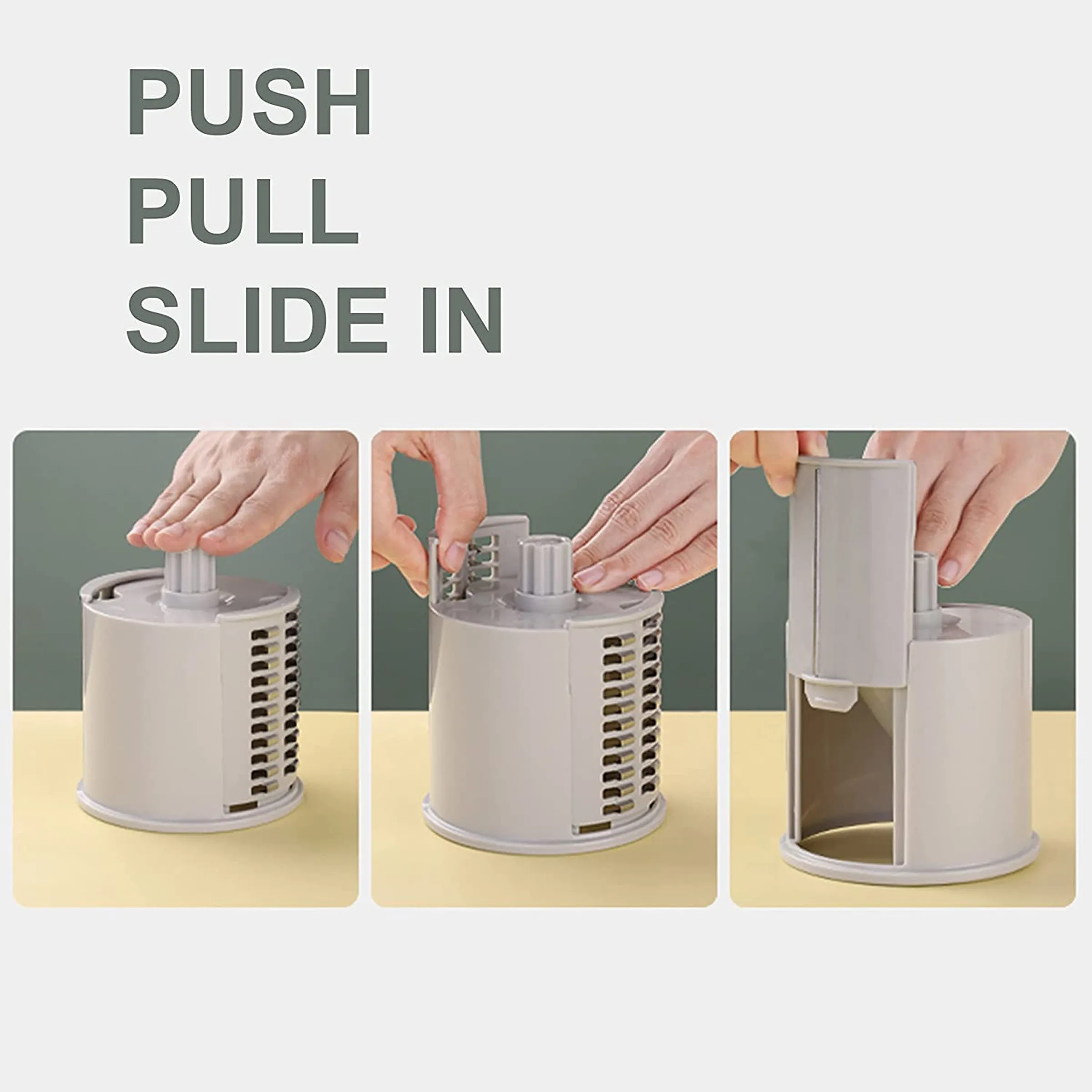 Vegetable Shredder Round Mandoline Slicer-3